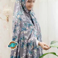 دوخت چادر رنگی و مشکی