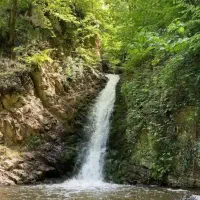 طبیعت گردی منطقه کیاسر آبشار اوپاش پاش