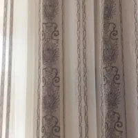 پرده حریرزردار