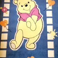 فرش اتاق کودک طرح پو