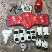 ست کامل لوازم تکواندو دخترانه سایز 4