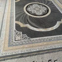 فرش طرح افشان با لچک ترنج///
