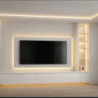طراحی و اجرای صفر تا صد Tv wall