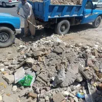 حمل نخاله.ماسه .شن‌. مصالح نیسان کمپرسی