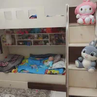 تخت دوطبقه چوب