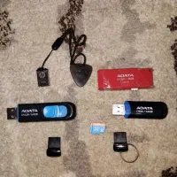 فلش USB ADATA64 - SANDISK32 - HP16