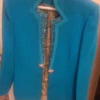 کت و دامن  مجلسی با تاپ زیرش ترک نو  سایز ۴۶