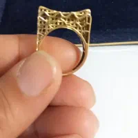انگشتر طلا به قیمت نابلو