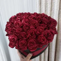 باکس گل زرشکی شیک