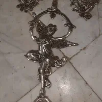 یک جفت شمعدان برنج