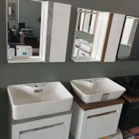 روشویی طرح سفید بتن