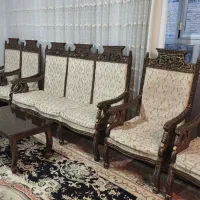 مبل ۹ نفره همراه با غذاخوری ۸ نفره