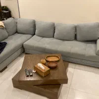 مبلمان راحتی L در حد نو، و ست۵ نفره