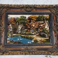 تابلو فرش ماشینی منظره