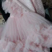 لباس مجلسی دخترانه مناسب۶تا۸ سال بستگی به جثه دارد