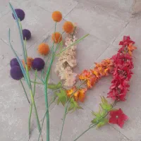 ۵شاخه گل مصنوعی خارجی