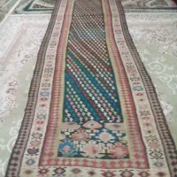 گلیم دست بافت کهنه