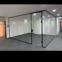نصاب نصب پارتیشن درب شیشه ای سکوریت میرال دست دو