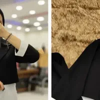 کت مشکی  باکراپ