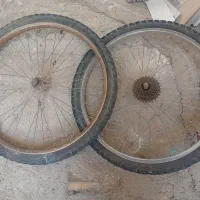 دو عدد چرخ دو چرخه 26 در حد نو
