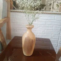 2عدد گلدون چوبی