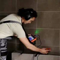 نشت یابی آب تشخیص ترکیدگی با دستگاه بریانک