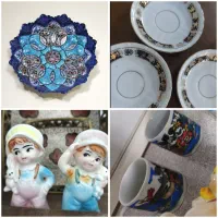 نعلبکی  نمکدان قدیمی