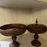 جا میوه ای و شکلاتی چوبی