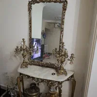 میوه خوری کنارسالنی وآینه شمعدان