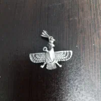 فروهر نقره سبعدی دو طرفه