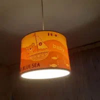 لوستر با ساعت