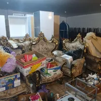 مبل سلطنتی ۷ نفره با ۱ میزبان میز وسط و دوتا عسلی|مبلمان خانگی و میز عسلی|قائم‌شهر, |دیوار