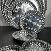 سینی استیل  لب کنگره ۵سایز