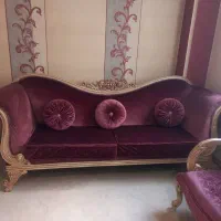 مبل ۷نفره+شزلون.بسیار شیک،تمیز،درحد نو