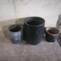 گل گلدان گلدون سفالی