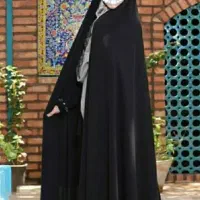 چادر کرپ حریر اسود