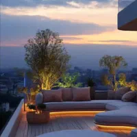 ویلایی دو‌طبقه. اپادانا اول دو بر نور
