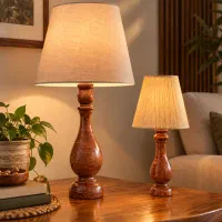 آباژور رومیزی چوب چنار