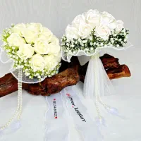 دسته گل عروس ارکیده|گل مصنوعی|مشهد, شهید مطهری|دیوار