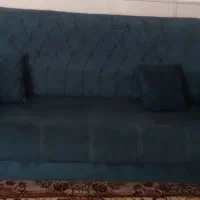 مبل هفت نفره تمیز جنس پارچه مخمل