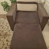 مبل تختخوابشو تمام استیل یک نفره دست دوم. سالم