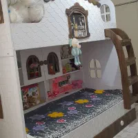تخت دو طبقه مدل کلبه سایز جوان