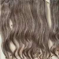 مو طبیعی کاملا طبیعی امبره بالیاژ  اکستنشن کلیپسی