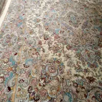 فرش دستباف جفت 24 متری طرح تبریز
