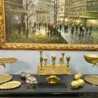 گلدان بشقاب دکوری