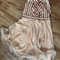 پیراهن مجلسی دخترانه شیک (پولک‌دوزی شده)