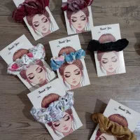 کش مو اسکرانچی پارچه‌ای