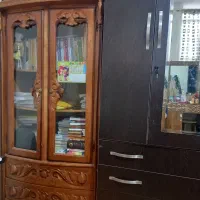 فروش بوفه  استند 7به همراه کتابخانه وکمد سه تیکه