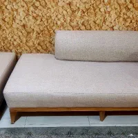مبل ال با پاف+ روکش مجلسی