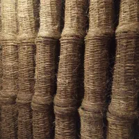 کندوی سبدی زنبور عسل گیل کاری شده وخام